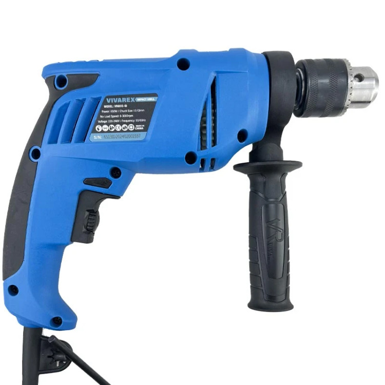 دریل چکشی برقی نیمهصنعتی ویوارکس مدل VR-6513-ID با موتور 650 وات